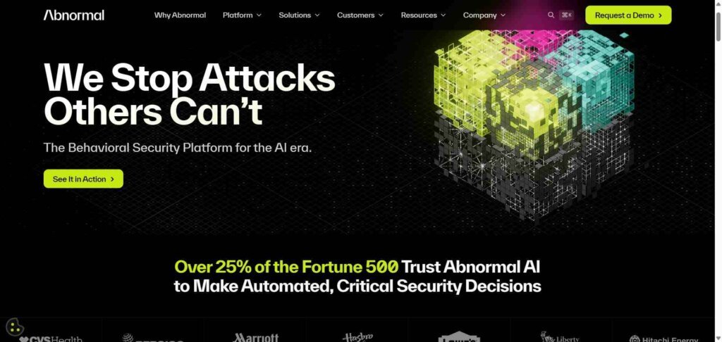Abnormal Security Webpage