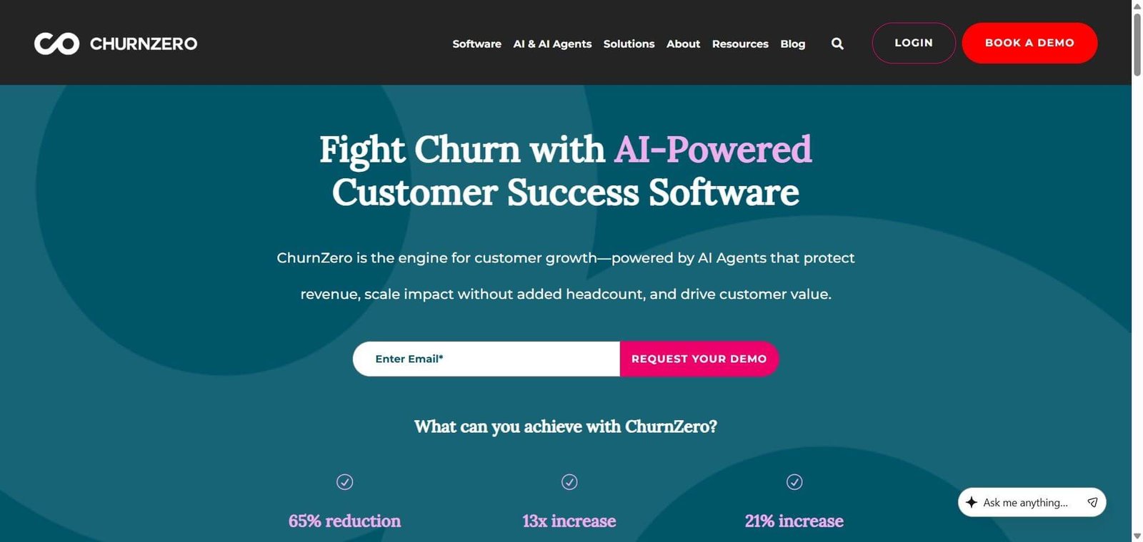 ChurnZero Webpage