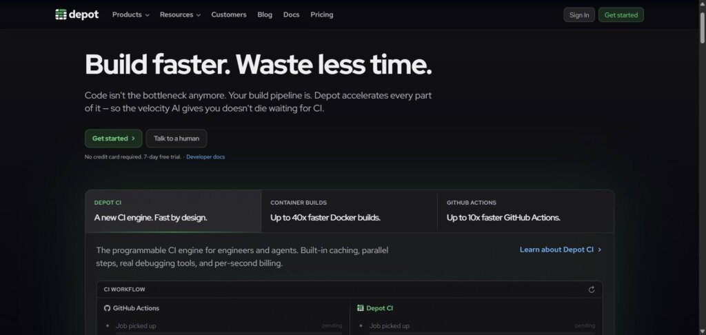 Depot Webpage