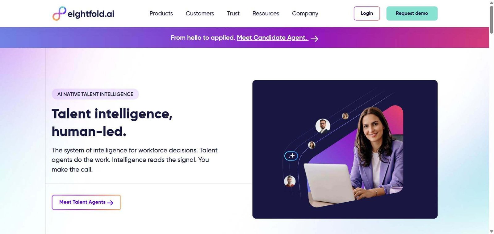 Eightfold AI Webpage