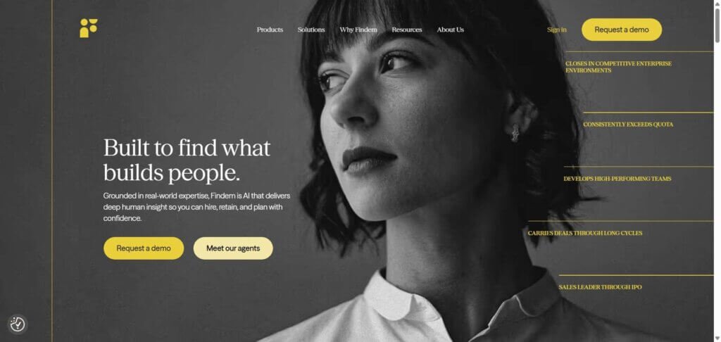 Findem Webpage