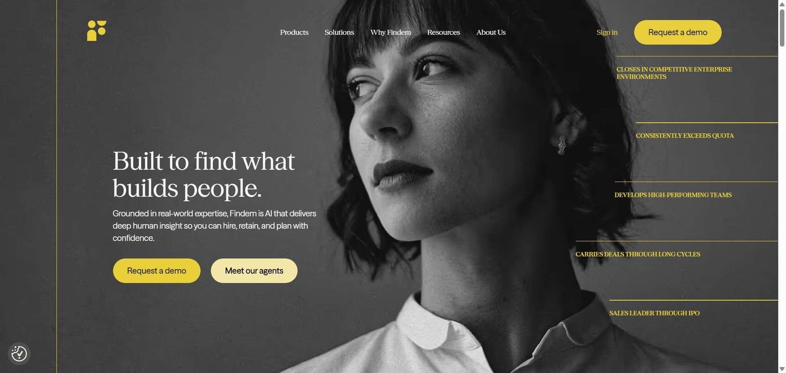 Findem Webpage