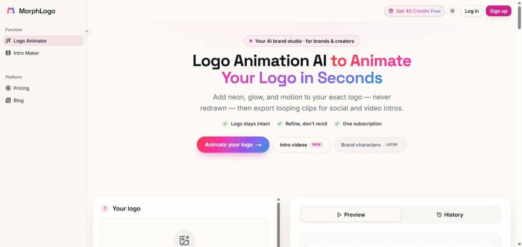 MorphLogo Webpage