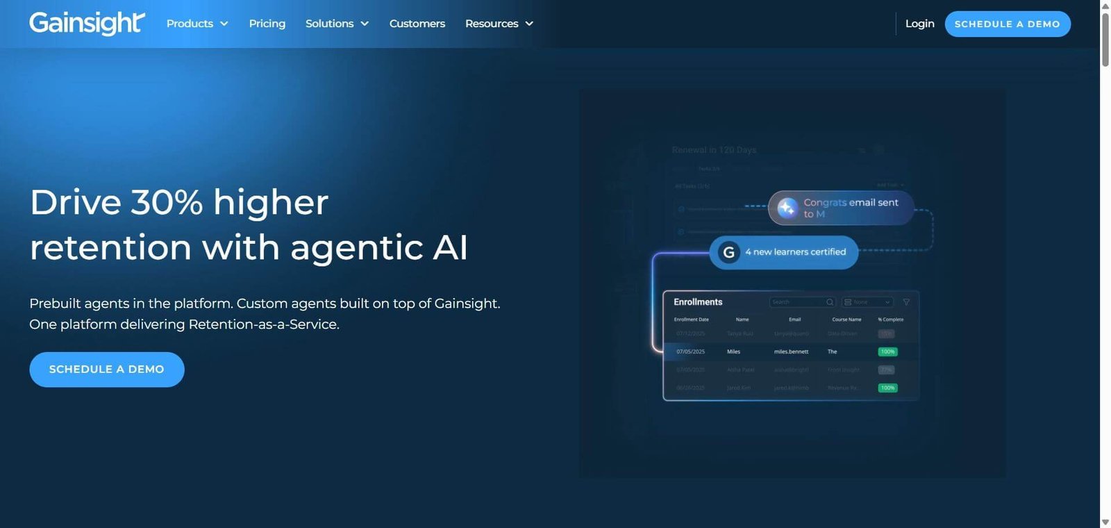 Gainsight Webpage