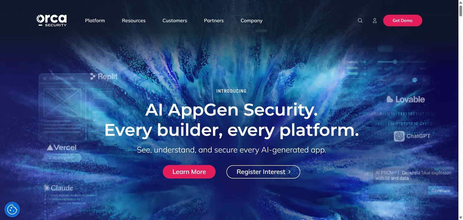 Orca Security Webpage