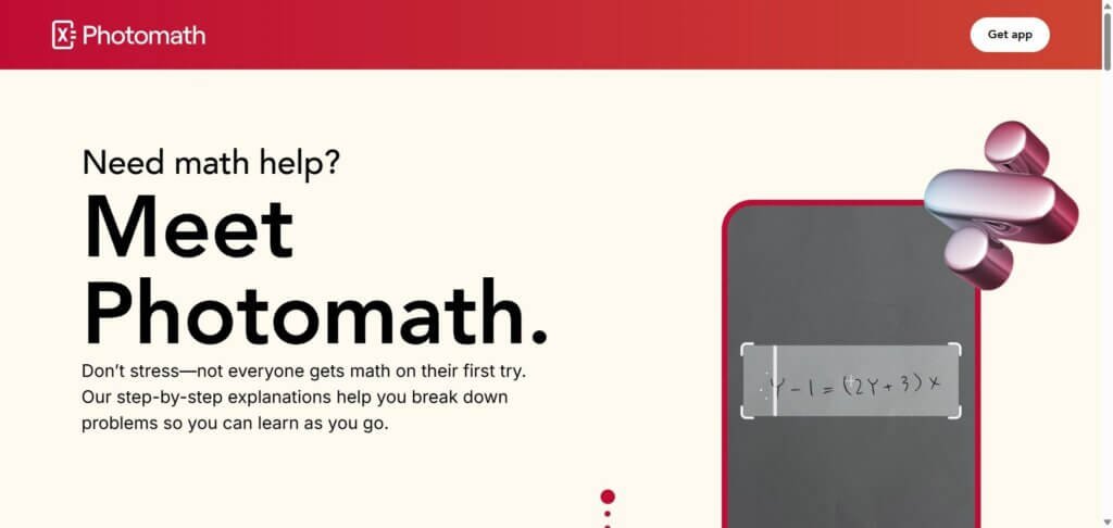 Photomath Webpage