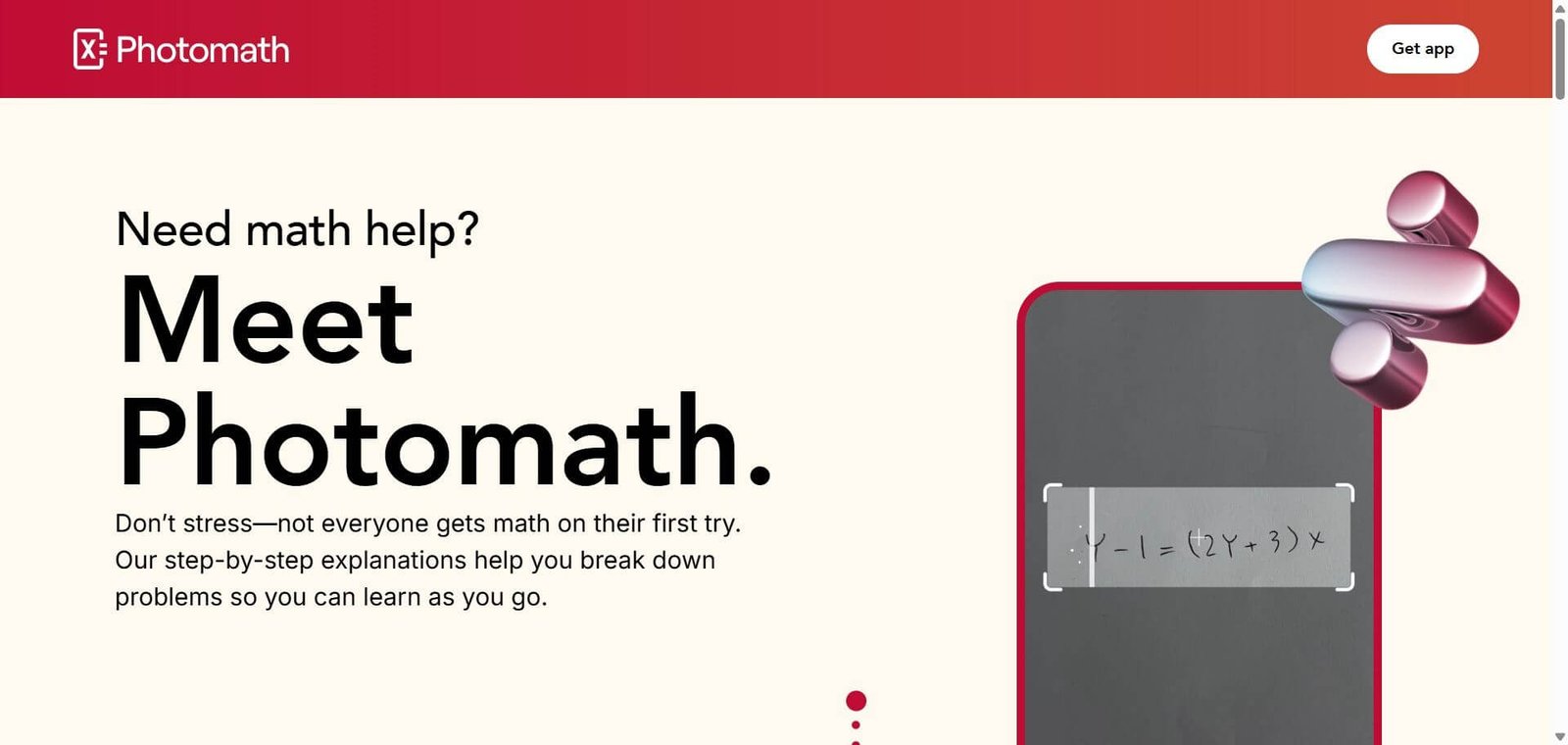 Photomath Webpage