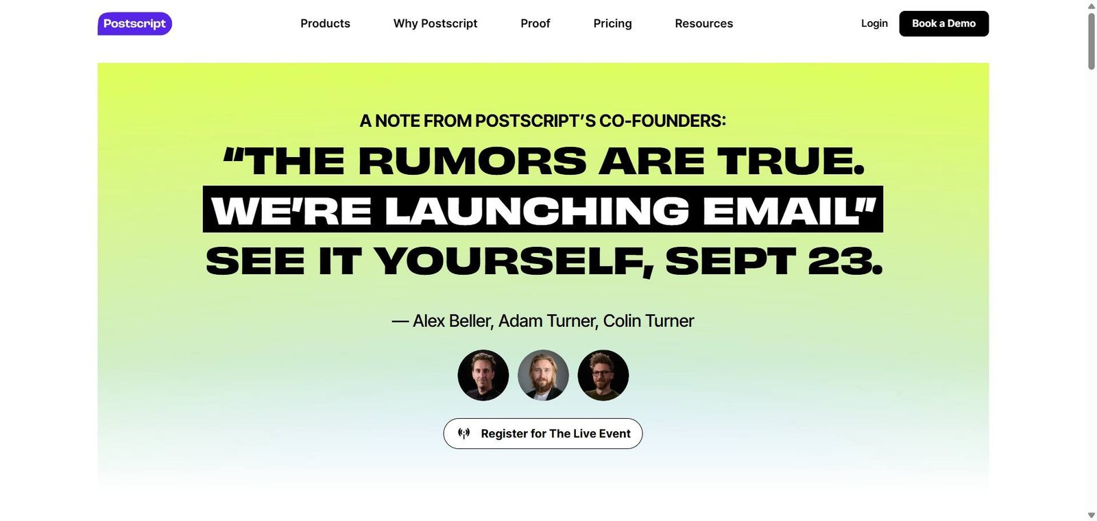Postscript Webpage