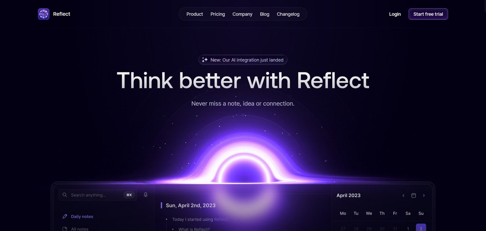 Reflect Webpage