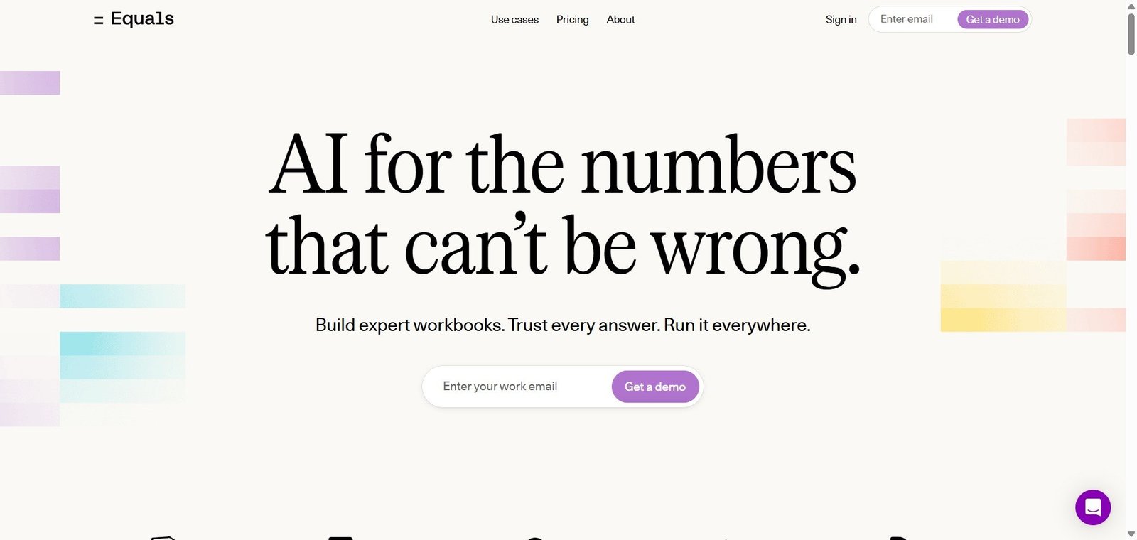 Equals Webpage