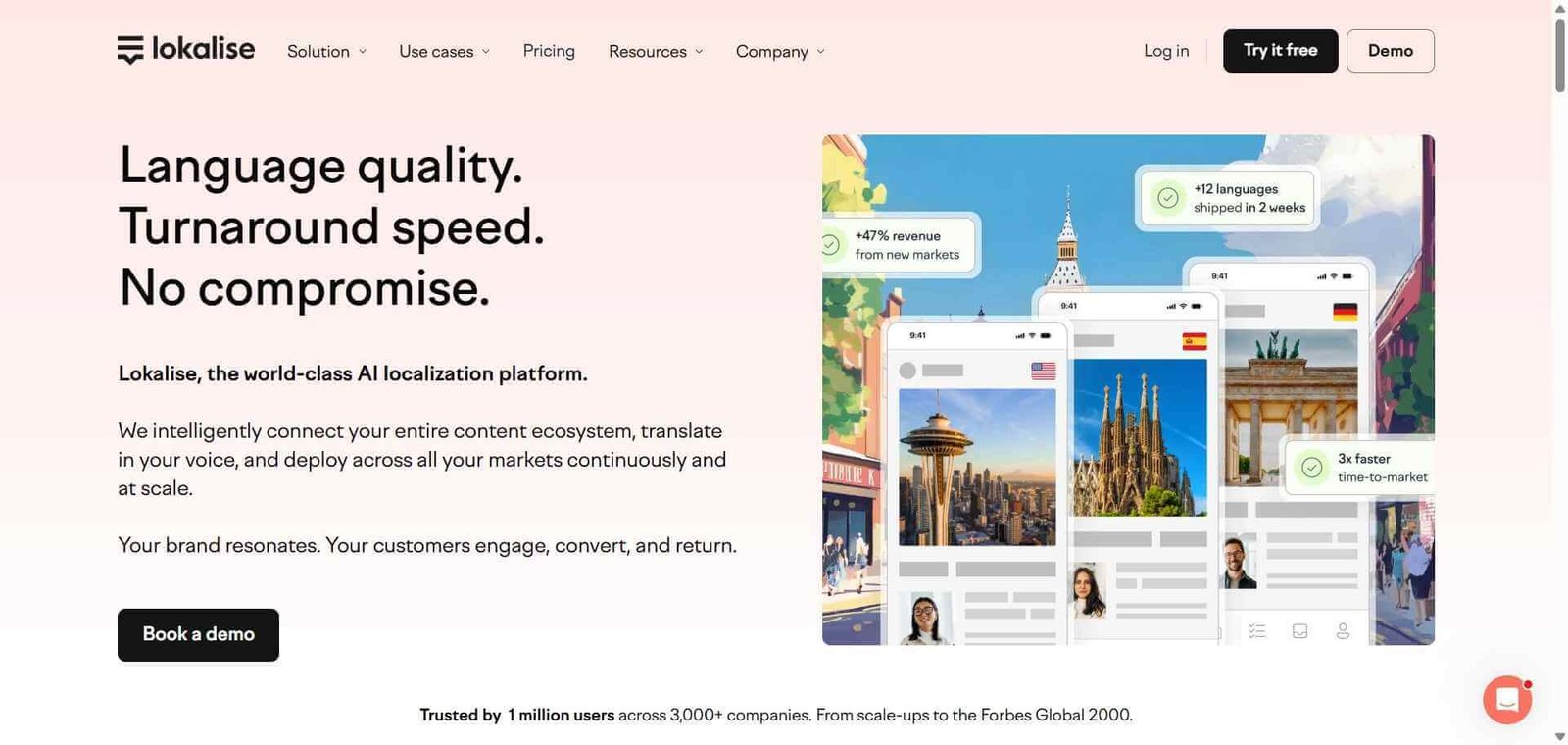 Lokalise Webpage