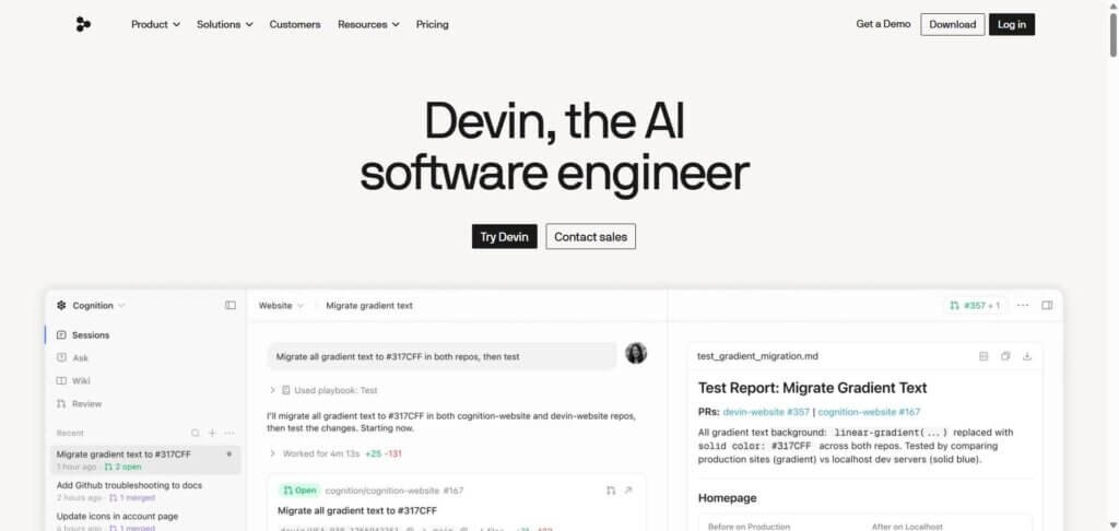 Devin Webpage