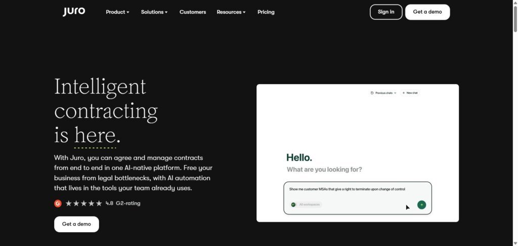 Juro Webpage