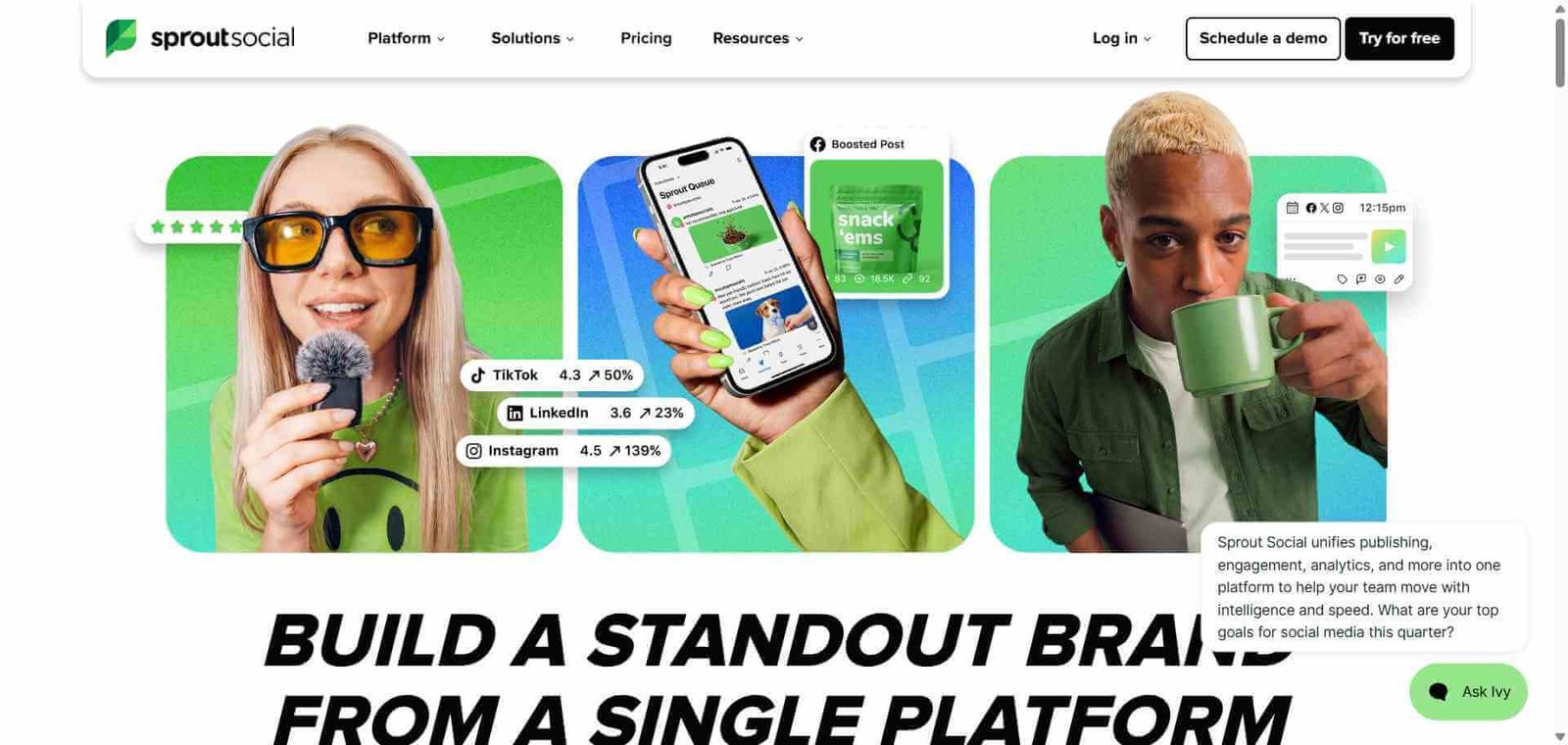 Sprout Social Webpage