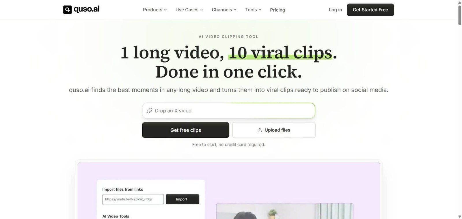 Quso AI Website